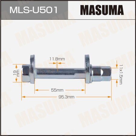 Camber adjustment bolt Masuma, MLS-U501