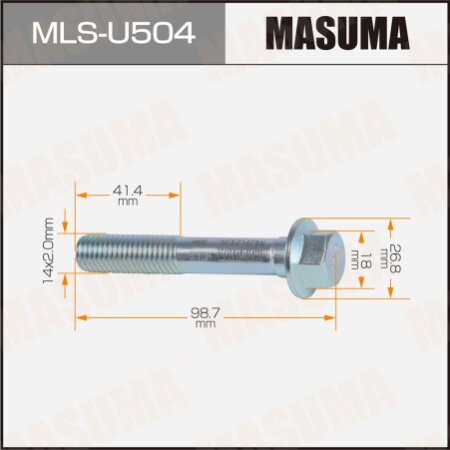 Болт подвески Masuma, MLS-U504