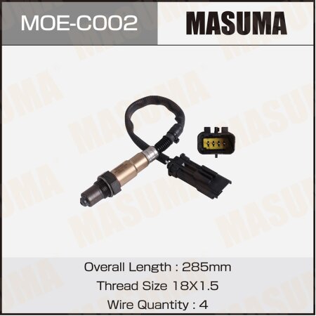 Датчик кислородный Masuma, MOE-C002