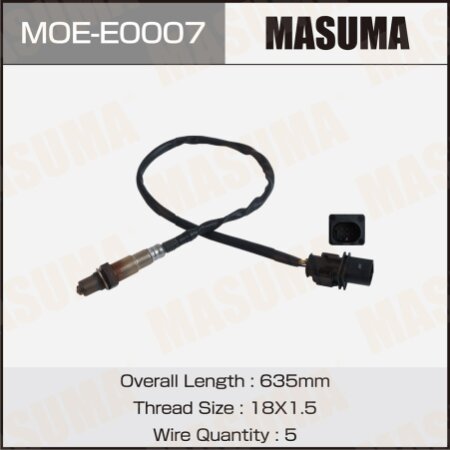 Oxygen sensor Masuma, MOE-E0007
