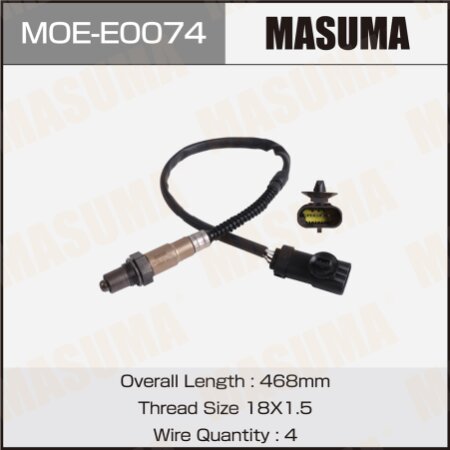 Датчик кислородный Masuma, MOE-E0074