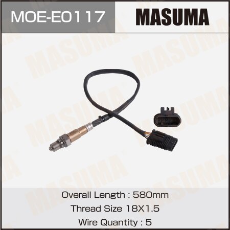 Датчик кислородный Masuma, MOE-E0117