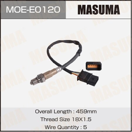 Датчик кислородный Masuma, MOE-E0120