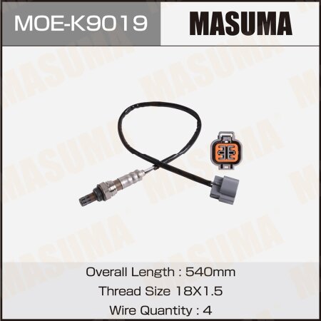 Датчик кислородный Masuma, MOE-K9019