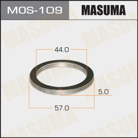 Кольцо уплотнительное глушителя Masuma 44х57 уп. 20шт, MOS-109