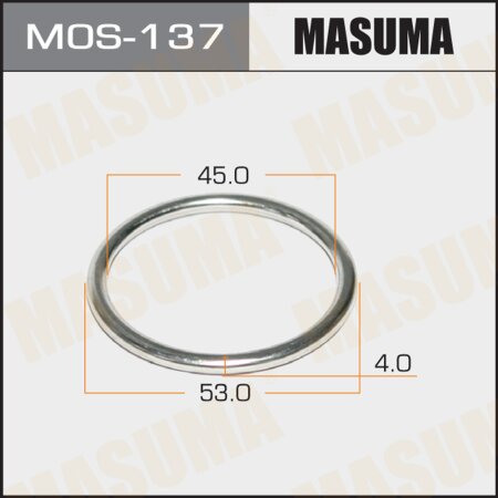 Кольцо уплотнительное глушителя Masuma 45.3х54.5 уп. 5шт, MOS-137