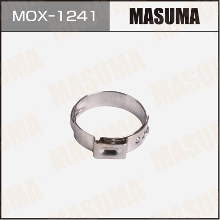 Хомут ушковый (обжимной), 20.9-24.1 mm / H-6 mm (уп.10шт), MOX-1241