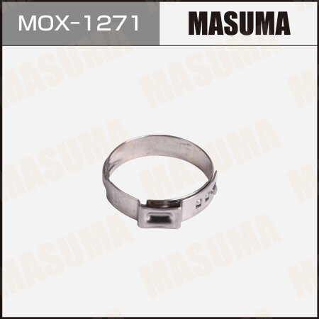 Хомут ушковый (обжимной) 23.9-27.1 mm / H-6 mm (уп.10шт), MOX-1271