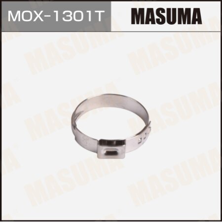 Хомут ушковый (обжимной)  26.9-30.1 mm / H-6 mm (уп.2 шт), MOX-1301T