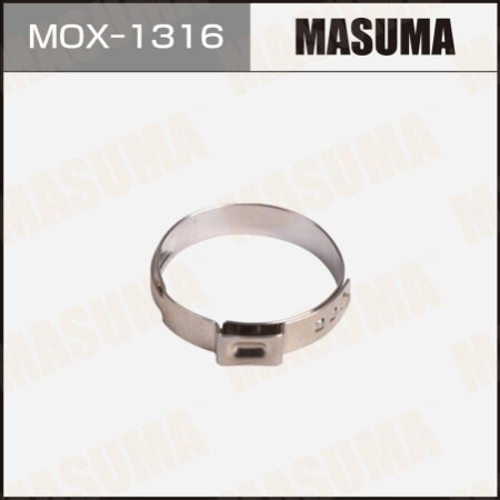 Хомут ушковый (обжимной) 28.4-31.6 mm / H-6 mm (уп.10шт), MOX-1316