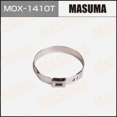 Хомут ушковый (обжимной) 37.8-41.0  mm / H-6 mm (уп.2 шт), MOX-1410T