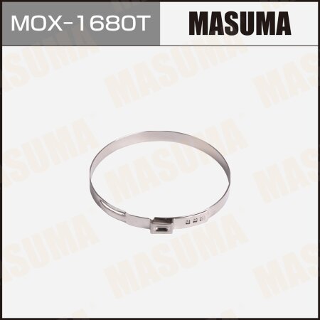 Хомут ушковый (обжимной) 64.8-68.0  mm / H-6 mm (уп.2 шт), MOX-1680T