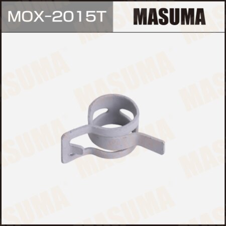 Хомут пружинный (самозажимной) MASUMA, d-12 mm / H-15 mm (уп.2 шт), MOX-2015T