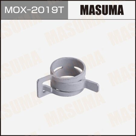 Хомут пружинный (самозажимной) MASUMA, d-12 mm / H-19 mm (уп.2 шт), MOX-2019T