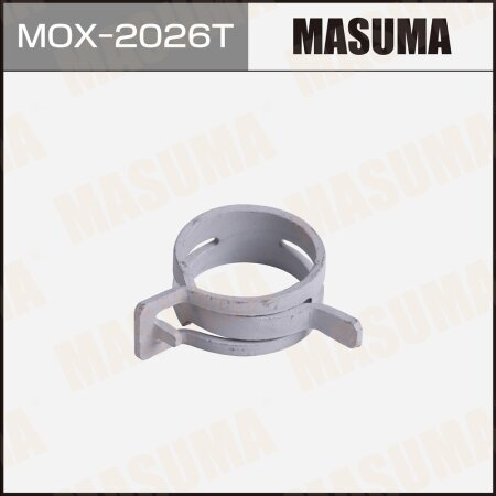 Хомут пружинный (самозажимной) MASUMA, d-12 mm / H-26 mm (уп.2 шт), MOX-2026T