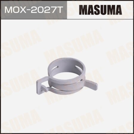 Хомут пружинный (самозажимной) MASUMA, d-12 mm / H-27 mm (уп.2 шт), MOX-2027T