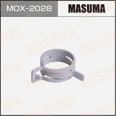 Хомут пружинный (самозажимной) MASUMA, d-12 mm / H-27 mm (уп.10 шт), MOX-2028