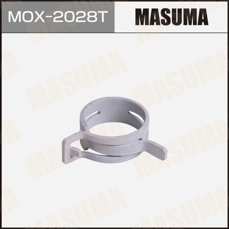 Хомут пружинный (самозажимной) MASUMA, d-12 mm / H-27 mm (уп.2 шт), MOX-2028T