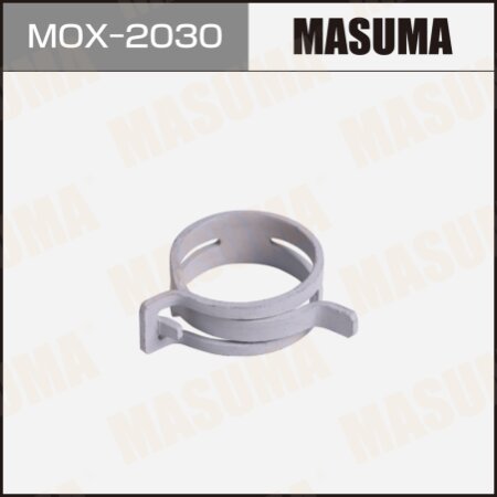 Хомут пружинный (самозажимной) MASUMA, d-12 mm / H-30 mm (уп.10 шт), MOX-2030