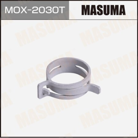 Хомут пружинный (самозажимной) MASUMA, d-12 mm / H-30 mm (уп.2 шт), MOX-2030T