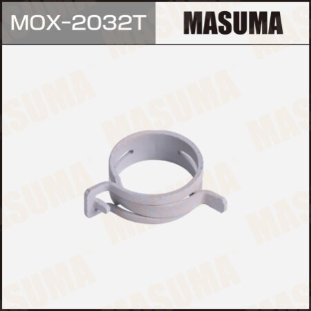 Хомут пружинный (самозажимной) MASUMA, d-12 mm / H-32 mm (уп.2 шт), MOX-2032T