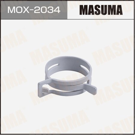 Spring-loaded self-clamping hose clamp DIN 3021 Masuma, 34 x 12 (pack of 10 pcs), MOX-2034