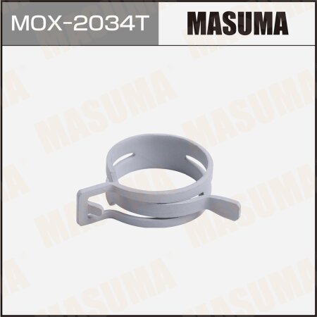 Spring-loaded self-clamping hose clamp DIN 3021 Masuma, 34 x 12 (pack of 2 pcs), MOX-2034T