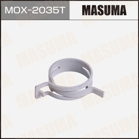 Хомут пружинный (самозажимной) MASUMA, d-12 mm / H-35 mm (уп.2 шт), MOX-2035T