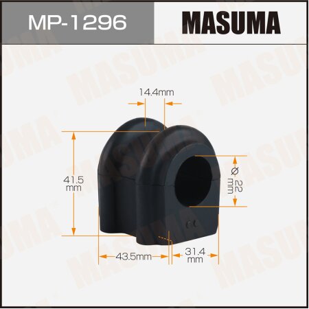 Втулка стабилизатора Masuma, MP-1296