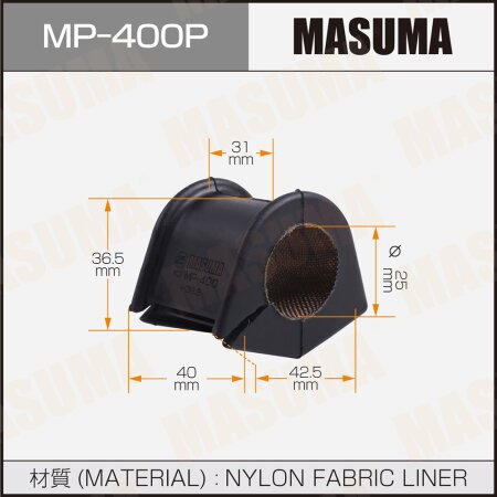 Stabilizer bar bushing Masuma, MP-400P