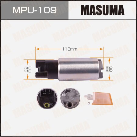 Насос топливный Masuma (сетка в комплекте MPU-040), MPU-109