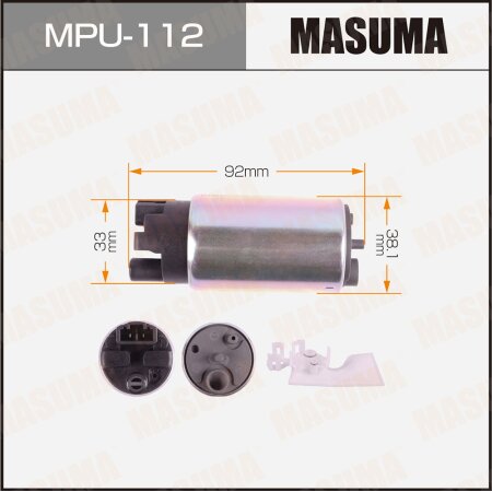 Насос топливный Masuma (сетка в комплекте MPU-051), MPU-112