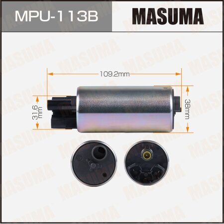 Насос  топливный (бесщеточный) Masuma, MPU-113B