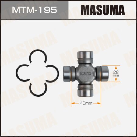 Крестовина вала карданного 22.01x40 Masuma, MTM-195