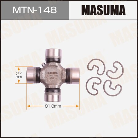 Driveshaft U-joint Masuma 27x81.8, MTN-148