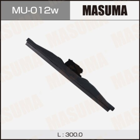Щетка стеклоочистителя Masuma Nano Graphite 12" (300мм) зимняя, крепление J-hook, MU-012W