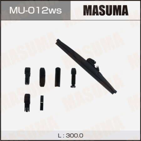 Щетка стеклоочистителя Masuma Optimum 12" (300мм) зимняя,  7 адаптеров в комплекте, MU-012ws