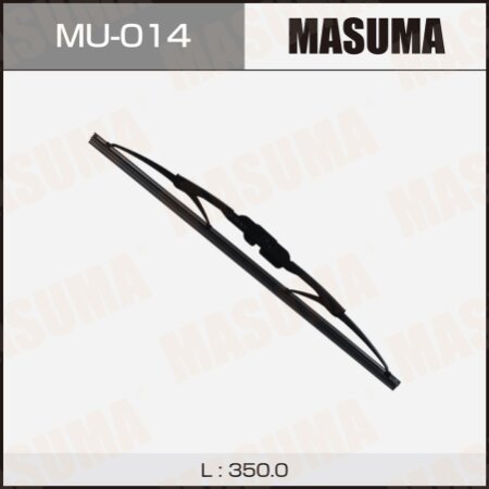 Щетка стеклоочистителя Masuma Nano Graphite 14" (350мм) каркасная, крепление J-hook, MU-014