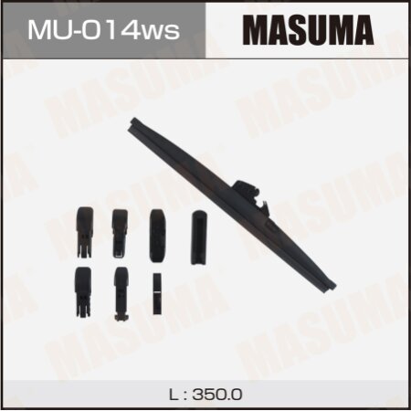Щетка стеклоочистителя Masuma Optimum 14" (350мм) зимняя,  7 адаптеров в комплекте, MU-014ws