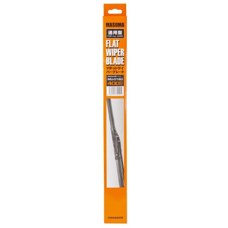 Щетка стеклоочистителя Masuma 16" (400мм) бескаркасная, 8 адаптеров в комплекте, MU-016U