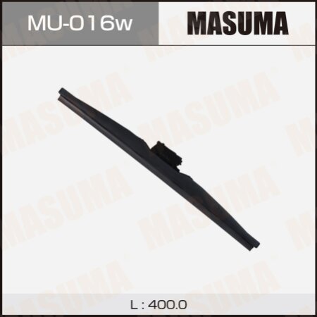 Щетка стеклоочистителя Masuma Nano Graphite 16" (400мм) зимняя, крепление J-hook, MU-016W