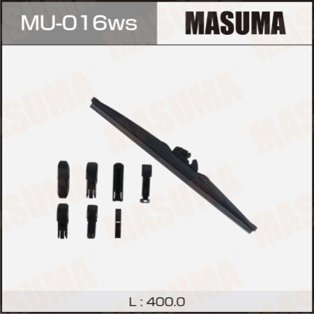 Щетка стеклоочистителя Masuma Optimum 16" (400мм) зимняя,  7 адаптеров в комплекте, MU-016ws