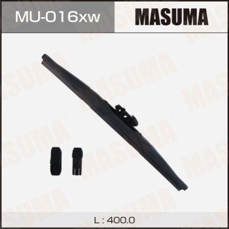 Щетка стеклоочистителя Masuma Nano Graphite 16" (400мм) зимняя, крепление DNTL1.1, MU-016xW