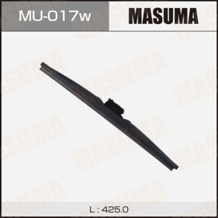 Щетка стеклоочистителя Masuma Nano Graphite 17" (425мм) зимняя, крепление J-hook, MU-017W