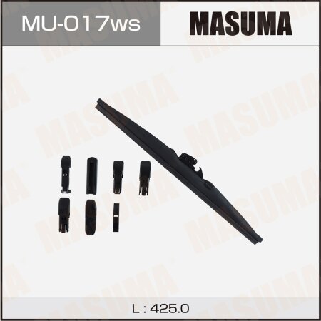 Щетка стеклоочистителя Masuma Optimum 17" (425мм) зимняя,  7 адаптеров в комплекте, MU-017ws
