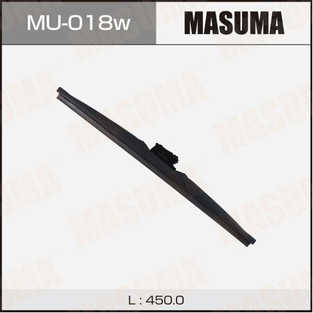 Щетка стеклоочистителя Masuma Nano Graphite 18" (450мм) зимняя, крепление J-hook, MU-018W