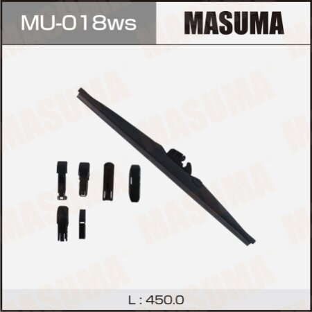 Щетка стеклоочистителя Masuma Optimum 18" (450мм) зимняя,  7 адаптеров в комплекте, MU-018ws