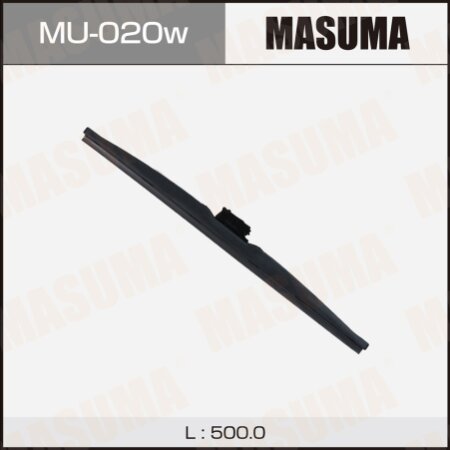 Щетка стеклоочистителя Masuma Nano Graphite 20" (500мм) зимняя, крепление J-hook, MU-020W