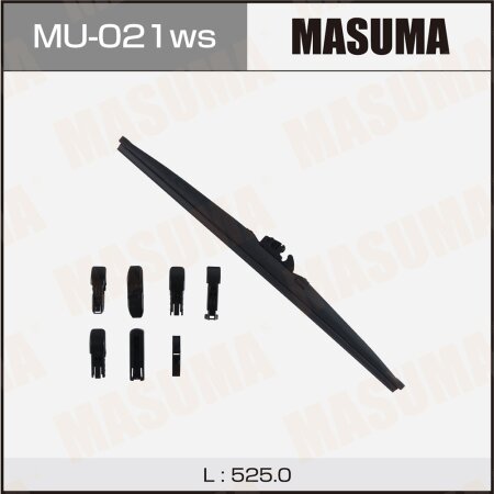 Щетка стеклоочистителя Masuma Optimum 21" (525мм) зимняя,  7 адаптеров в комплекте, MU-021ws