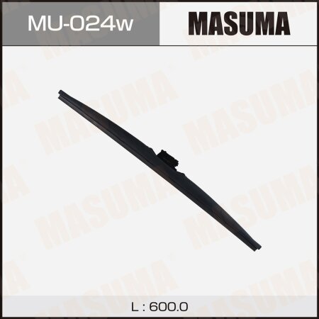 Щетка стеклоочистителя Masuma Nano Graphite 24" (600мм) зимняя, крепление J-hook, MU-024W